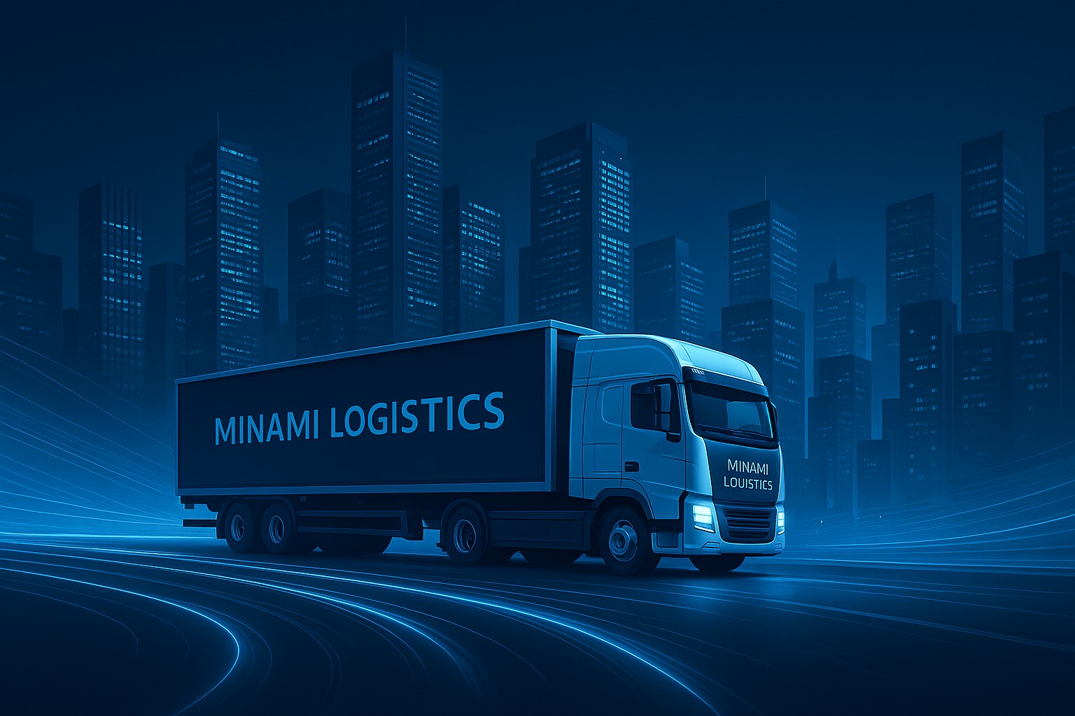 MINAMI LOGISTICS のトラック(物流事業)
